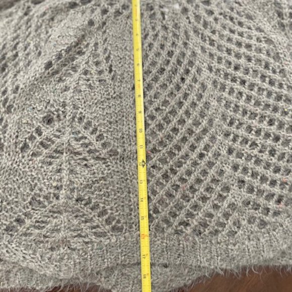 Shrug Poncho Crochet - Grey - Picture 10 of 14